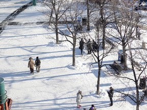 About a kilometre of skating trails at The Forks have opened. (Chris Procaylo/Winnipeg Sun file photo)