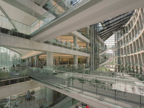 Salt Lake City's new library was designed by architect Moshe Safdie