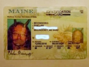 Phelan Moonsong, a Pagan priest, recently persuaded Maine to allow him to wear goat horns in his state-issued ID. (Photo courtesy of Phelan Moonsong)