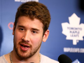 Maple Leafs' Frederik Gauthier at the MasterCard Centre in Toronto on July 7, 2015. (Dave Abel/Toronto Sun)