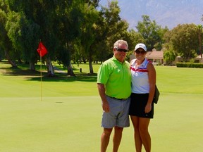 Doig and her father, Cam. He will be going to Australia with Doig. (Photo courtesy of Doig’s Gofundme page)