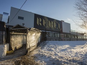 A photograph of the exterior of the Rebel nightclub on Dec. 19. (ERNEST DOROSZUK, Toronto Sun)