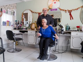 Ross and Mary Oliva are retiring after 40 years of operating The Hair Gallery in London. News of the salon?s closing prompted ?a lot of tears,? says Mary. (DEREK RUTTAN, The London Free Press)