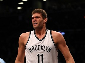 Brook Lopez of the Brooklyn Nets. (AL BELLO/Getty Images)