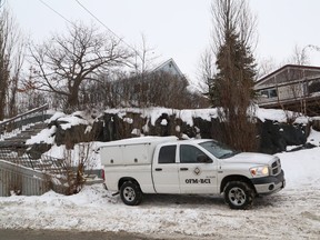 Investigators from the Office of the Fire Marshal are on the scene of a fatal fire on Victoria Street in Sudbury on Tuesday, Dec. 20. John Lappa/Sudbury Star