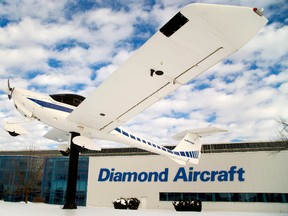 Diamond Aircraft has a manufacturing facility in London, Ont. (MIKE HENSEN, The London Free Press)
