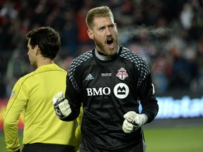 Toronto FC goalkeeper Clint Irwin lost the MLS Cup on penalties, was selected by Atlanta in the expansion draft and traded back to the Reds in the span of 10 days. (THE CANADIAN PRESS)