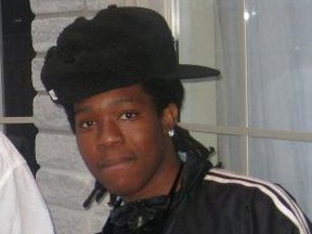 Tevon Mitchell, 18, was shot and killed outside a home on July 19, 2009. Toronto Police announced on Dec. 21, 2016 that they had made an arrest in the murder. (Toronto Sun file photo)