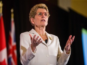 Premier Kathleen Wynne speaks during a morning event at the Canadian Club Toronto at the Fairmont Royal York Hotel in Toronto, Ont. on Tuesday December 13, 2016.(Ernest Doroszuk/Toronto Sun/Postmedia Network)