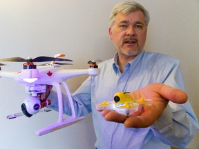 London drone enthusiast Joe O’Neil said he believes there’s more than just safety concerns behind the new drone-incident reporting system. (MIKE HENSEN, The London Free Press)