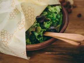 Bee?s Wrap?s eco-friendly alternative to plastic wrap is great for covering bowls of leftovers, proofing dough and, especially this time of year, bringing to holiday gatherings to cover platters of food or giving as a hostess gift. (beeswrap.com)