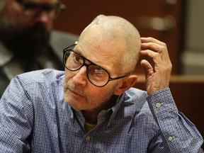 Real estate heir Robert Durst sits in a courtroom during a hearing Wednesday, Dec. 21, 2016, in Los Angeles. (AP Photo/Jae C. Hong, Pool)