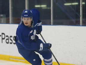 The Leafs have recalled Byron Froese from the Marlies, 
after centre Ben Smith underwent hand surgery. (Jack Boland/Toronto Sun)