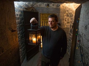 Glen Shackleton, founder of The Haunted Walk of Ottawa, has organized a Christmas themed tour, primarily within the Bytown Museum, called "Nightmare Before Christmas." WAYNE CUDDINGTON / POSTMEDIA