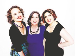 Hilary Gardner, Melissa Stylianou and Amy Cervini form Duchess who play Aeolian Hall on Jan. 20. (Shervin Lainez/Special to Postmedia News)