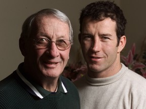 Bill Dineen (left) and his son Kevin. (Postmedia Network file)