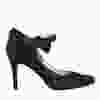 Fancy footwear will turn heads with the midnight-black Gushing 2 high-heel dress pump by Nine West; $71.98, The Shoe Company.