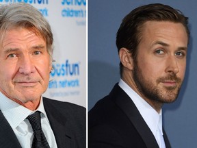 Harrison Ford (L) and Ryan Gosling. (Stuart C. Wilson/Getty Images/MARK RALSTON/AFP/Getty Images)