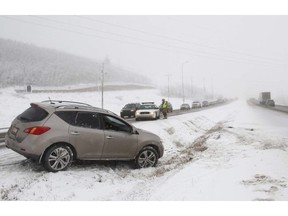 The scene on Highway 401 this morning, via the Twitter feed of the Fire Chief Township of Cramahe.