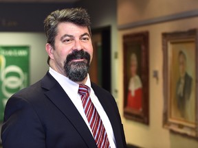 Paul Paton, the new dean at the University of Alberta law school in Edmonton, January 9, 2015. (ED KAISER/POSTMEDIA)