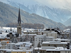 A general view of Davos and its St. John's Church on January 10, 2012 in Davos, Switzerland. The World Economic Forum, which gathers the World's top leaders, will be held in Davos in January.  (Photo by Harold Cunningham/Getty Images)