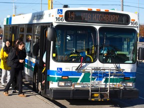 London Transit is getting $9.35 million from the province?s gas tax refund program which will help fund expansion of the city?s transit network. (Free Press file)
