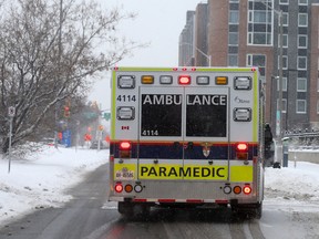 An ambulance in Ottawa.