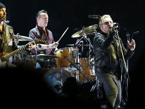 U2 played the Air Canada Centre on Monday July 6, 2015 on their first of two nights on their North American Innocence + Experience tour. (Jack Boland/Postmedia Network)