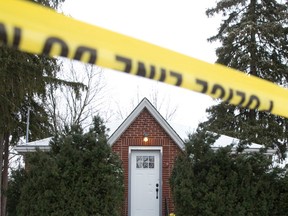 An exterior photo of 56 Duchess Avenue, where 35-year-old Sam Maloney was shot and killed by police during a pre-dawn raid on his home last week, in London. (CRAIG GLOVER, The London Free Press)