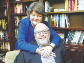 Doug Ferguson of London with his wife Laurie Lashbrook have overcome a health scare that ended with Ferguson?s liver transplant. (MORRIS LAMONT, London Free Press)