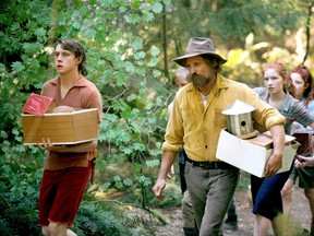 In this image released by Bleecker Street, George MacKay, from left, Viggo Mortensen, Annalise Basso and Samantha Isle appear in a scene from, "Captain Fantastic." The film is to be shown by cineSarnia on Jan. 8 and 9 at the Sarnia Public Library theatre. (Handout/Sarnia Observer)