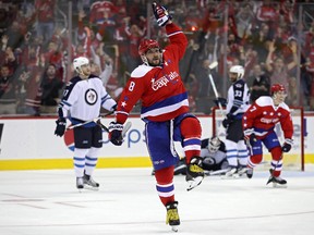 Alex Ovechkin of the Washington Capitals. (PATRICK SMITH/Getty Images)