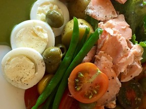 Poached Salmon Nicoise