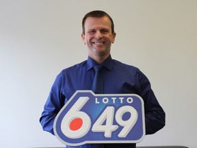 Neil Gebauer of Winnipeg won $1 million on the Dec. 21 Lotto 6/49 draw. (WESTERN CANADA LOTTERY CORP. PHOTO)