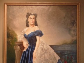 The original portrait of Scarlet O'Hara (played by Vivian Leigh) that hung in the Atlanta Mansion in the movie. (PHOTO COURTESY MARGARET MITCHELL HOUSE)