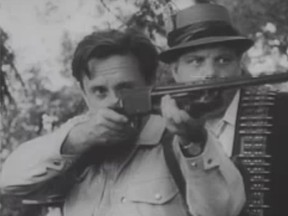 George Kosana, right, and Vincent D. Survinski in "Night of the Living Dead."