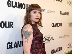 Actress Lena Dunham attends Glamour Women Of The Year 2016 at NeueHouse Hollywood on November 14, 2016 in Los Angeles, California. (Photo by Kevork Djansezian/Getty Images)
