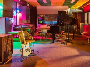 This Sept. 20, 2016 photo released by the Alabama Tourism Department, shows the interior of the renovated Muscle Shoals Sound Studio in Sheffield, Ala. Once used by recording artists including the Rolling Stones and Bob Dylan, the studio is reopening for tours in January and has been named Alabama's top tourist attraction for 2017. (Art Meripol/Alabama Tourism Department via AP)