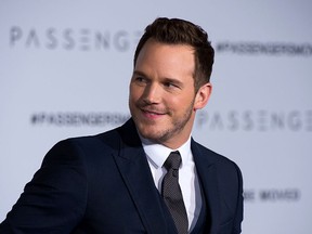 Actor Chris Pratt attends the premiere of 'Passengers', in Westwood, California, on December 14, 2016. / AFP / VALERIE MACON (Photo credit should read VALERIE MACON/AFP/Getty Images)