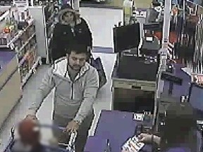 Suspect sought by police after a $670 theft from the Toys "R" Us on Midland Avenue in Kingston, Ont. on Monday, December12, 2016. Images supplied by Kingston Police