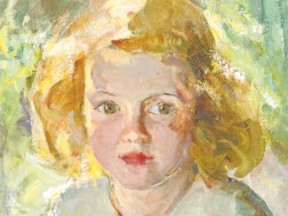 Miss Nancy Drawsbridge, an oil on canvas by Eva Bradshaw, is part of London Collects.