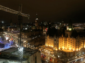 View of Ottawa from the Westin Hotel . (Julie Oliver, Postmedia)