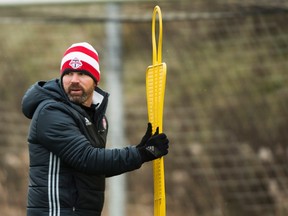 TFC coach Greg Vanney says the departed Will Johnson was an “enormous piece” for the Reds during his time in Toronto. Johnson signed with Orlando less than three weeks ago. (THE CANADIAN PRESS/PHOTO)