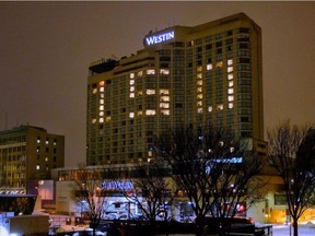 The Westin Ottawa gave its customers this picture as a thank you for participating in a secret new year's eve plan to mark the kick off to Canada's 150th birthday celebrations.