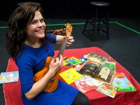 Kate Pinkerton, the Grand Theatre's education coordinator will be leading storytelling sessions for children on Saturdays in London, Ont. (MIKE HENSEN, The London Free Press)