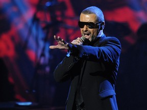 George Michael performs at the Prague State Opera house on Aug.22, 2011.  (MICHAL CIZEK/AFP/Getty Images)