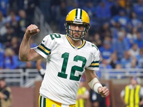 Quarterback Aaron Rodgers backed up his confidence-boosting “run the table” statement with a remarkable six-game run of play that helped get the Packers in the playoffs. (Paul Sancya/AP Photo)