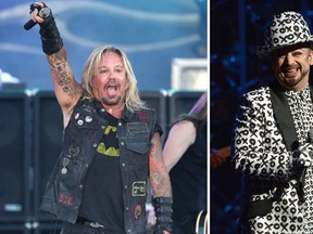 Vince Neil (L) and Boy George are seen in this combination shot. (Frederick M. Brown/Gustavo Caballero/Getty Images)