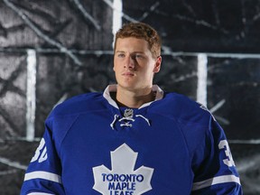 Goalie Antoine Bibeau has been flipped to the Marlies to get some game action while the Maple Leafs have five days off. (DAVE THOMAS/Toronto Sun files)