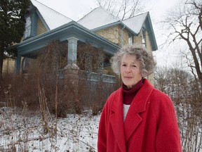 Nan Finlayson is ?stunned? the city is expropriating her 120-year-old house at 100 Stanley St. to widen Wharncliffe Road in London. (DEREK RUTTAN, The London Free Press)